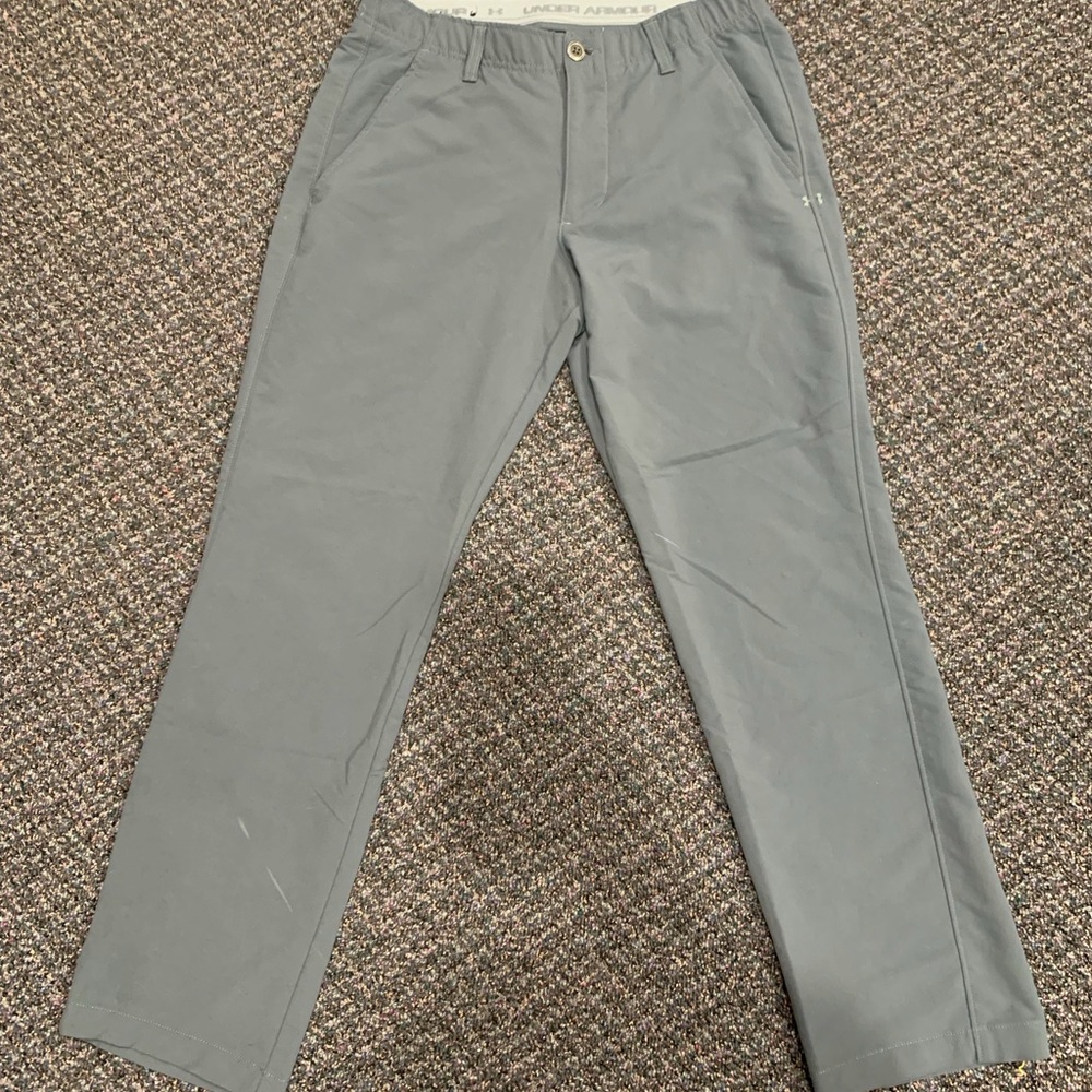 Gray Men's Under Armour Athletic/Golf Pants